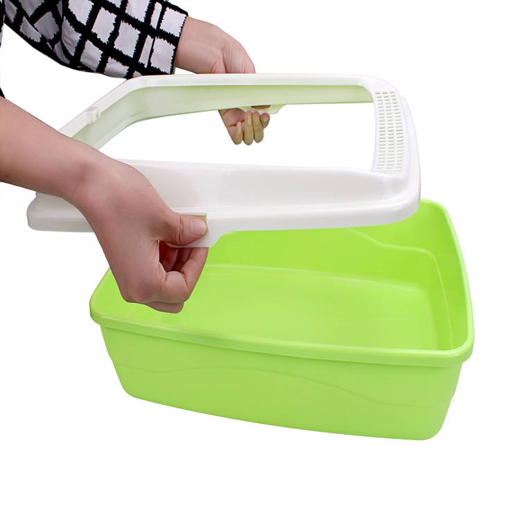 Factory Wholesale Plastic Cat Litter Box Dog Pet Toilet